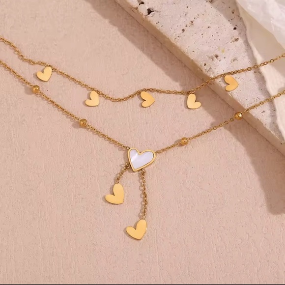 Heart-shaped White Beige Tassel Anklet Gold 18K

Stainless Steel Anklet - Picture 8 of 9